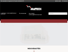 Tablet Screenshot of matech-protection.com